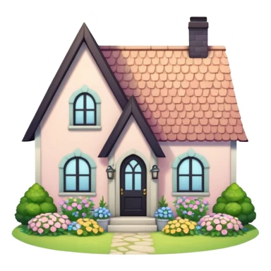 A cottage-core interpretation of the Sims 4 logo sticker
