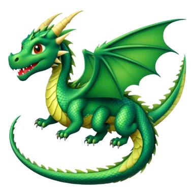 A flying dragon in the morning sticker