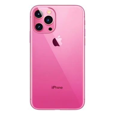 Create me a pink iPhone 17 pro image with the screen. png sticker