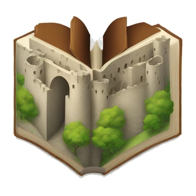 Book about castles  sticker
