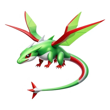 Modern Futuristic Flygon-Latias sticker