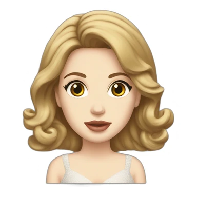 Lana del rey in her DYKTATUOB era sticker