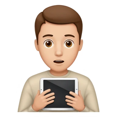 un monsieur fou sur ça tablette sticker