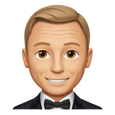 James Bond exactly similar to daniel craig sticker
