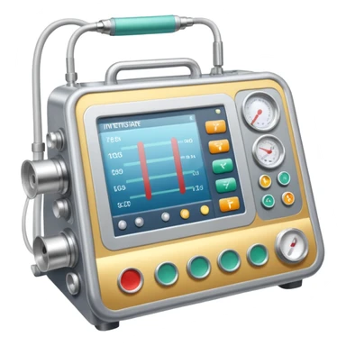 Intensive care hospital ventilator  sticker