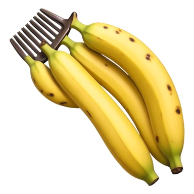A comb of bananas sticker