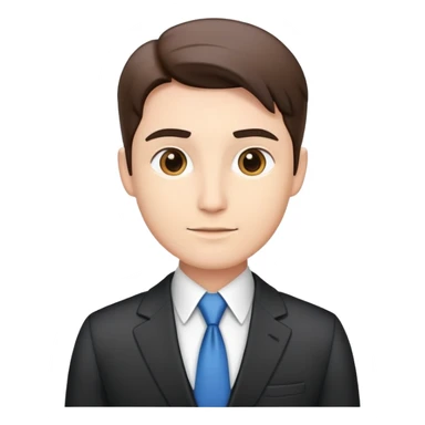 director business confidently wears smart business attire sticker