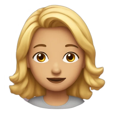 Une fille qui dit i love you  sticker