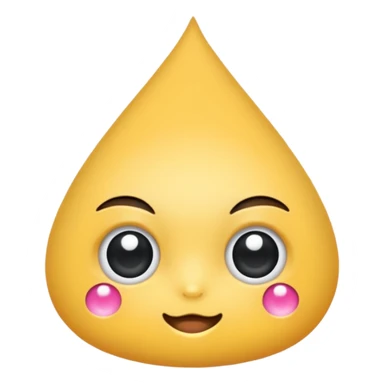 kawaii pincel con ojos sticker