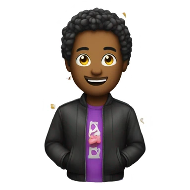 Edm Happy birthday sticker