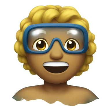 Swimming in ocean sticker