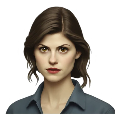 alexandra daddario true detective sticker