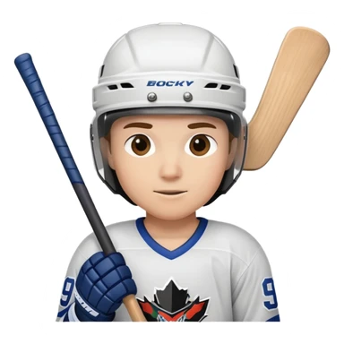 Jugador de hockey  sticker