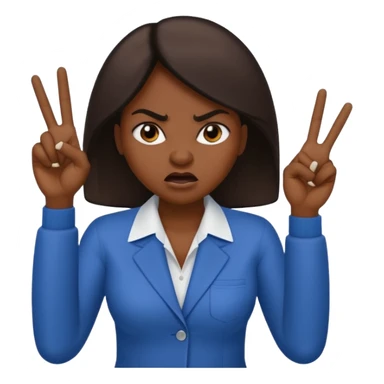 Letters saying “don’t PMO” meaining “don’t piss me off” With an angry lady standing behind the letters with her fingers up  sticker