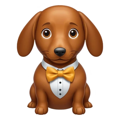 Aesthetic wiener dog sticker