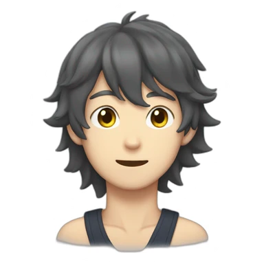 cat man anime sticker