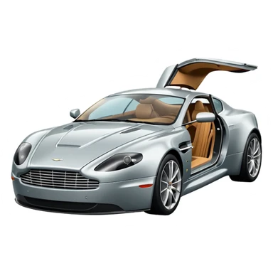 aston martin doors open sticker