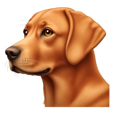 Fox red labrador  sticker