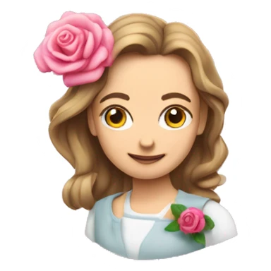 rosa herz mit einer Schleife  sticker