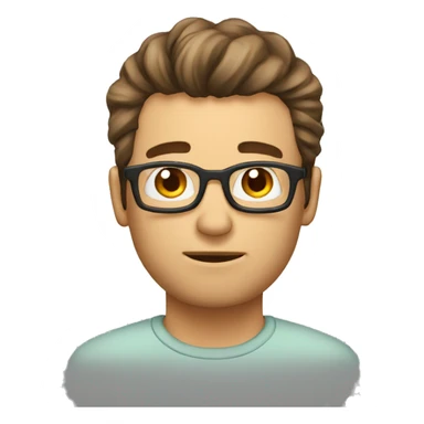 a developer guy on 20s who are suffering hair loss sticker