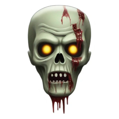 call of duty ghost zombie  sticker