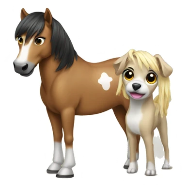 Dog and pony show sticker