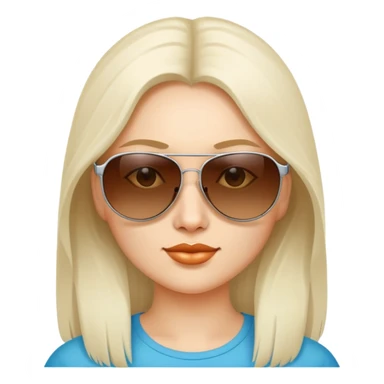 Siberian wearing sunglasses  sticker