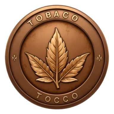  Badge of tobacco sticker