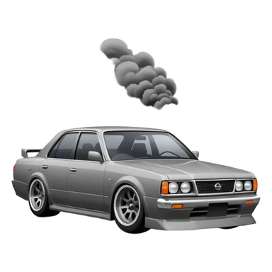 nissan laurel c34 drift sticker