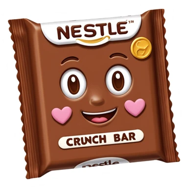 Nestle crunch bar emoji sticker