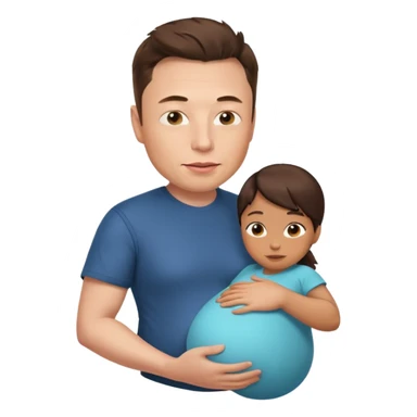 Elon musk pregnant sticker
