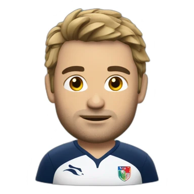 Antoine dupond rugby sticker