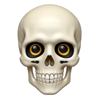 Gojo skeleton sticker