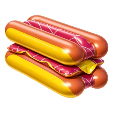  SPAM meat jeff koons style inflatable abstract art sculpture  sticker