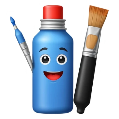 artist paint tube  sticker