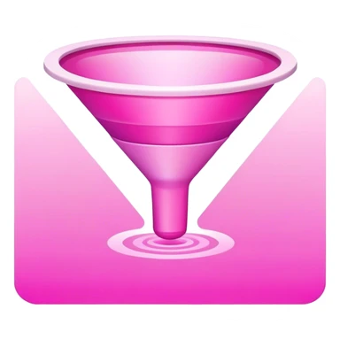 pink email funnel sticker