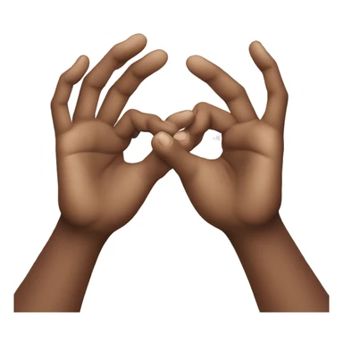 Two hands reaching each other sticker