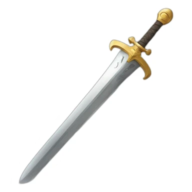 Armoured bald warriors sword sticker