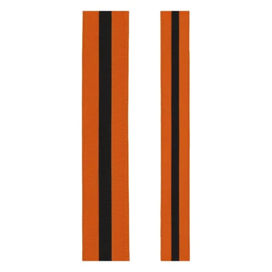 St George’s ribbon orange and black sticker