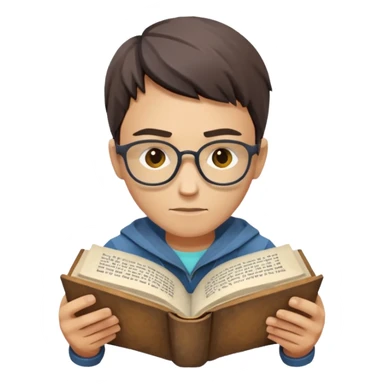 jobs book seeker low poly sticker
