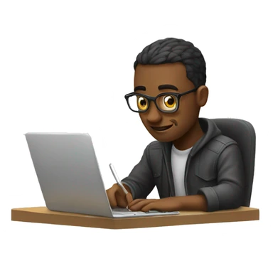 web developer writing code  sticker