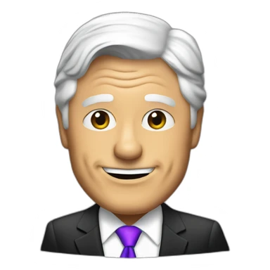 bill clinton holding bisexual pride flag sticker