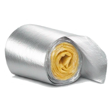 wrap completely covered with aluminum foil sticker