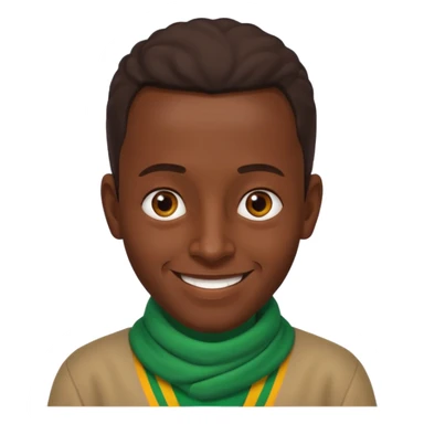 etiopien man sticker