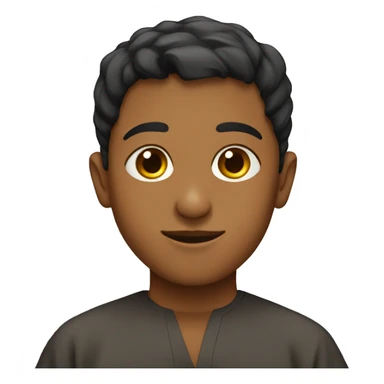 Boy wearing a thobe sticker