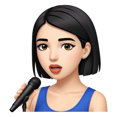 dua lipa singing  sticker