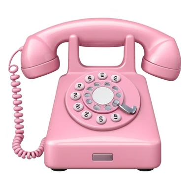 A pastel pink phone sticker