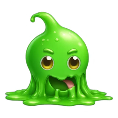 green slime goo sticker