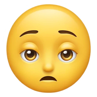 side eye emoji with slanted eyes sticker