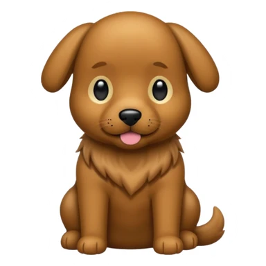 Um cachorro caramelo vestindo um terno sticker